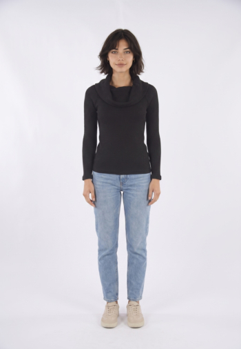 Tee shirt manches longues Le Temps Des Cerises tekla 0001 black