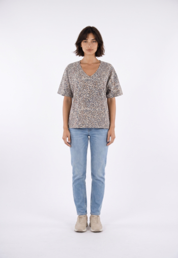 Tee shirt Le Temps Des Cerises catlyn 8229 maple