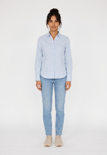 Chemisier Le Temps Des Cerises luina 3155 blue stripe