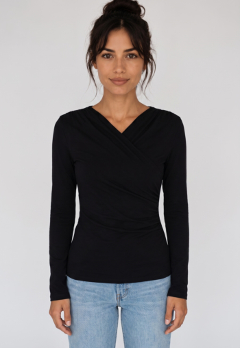 Tee shirt manches longues grace & mila azul noir
