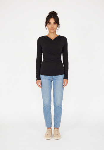 Tee shirt manches longues grace & mila azul noir