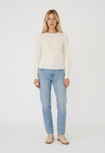 Tee shirt manches longues grace & mila aube ecru