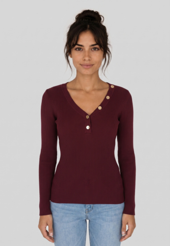 Pull hiver morgan 261-mbanbin bourgogne