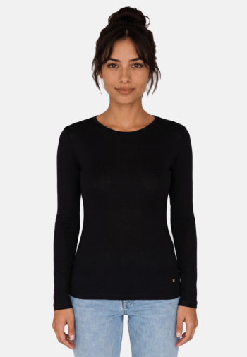 Tee shirt manches longues grace & mila alkias noir