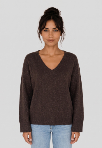 Pull hiver grace & mila salvador chocolat
