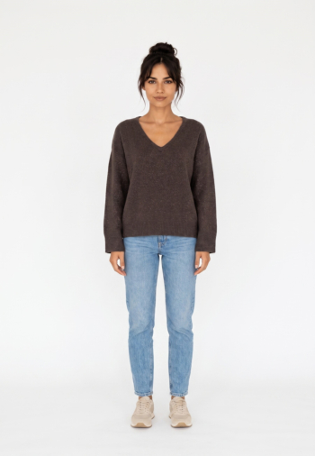 Pull hiver grace & mila salvador chocolat