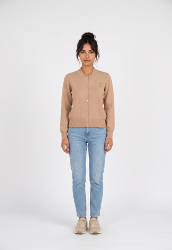 Gilets cardigans morgan 252-mteddy camel