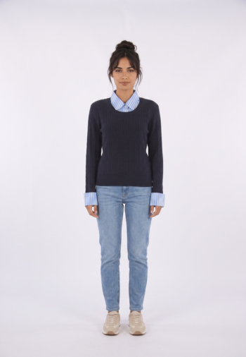 Pull hiver morgan 252-mblue marine