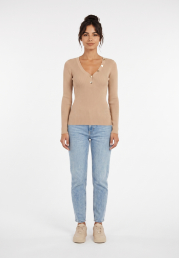 Pull hiver morgan 261-mbanbin capuccino