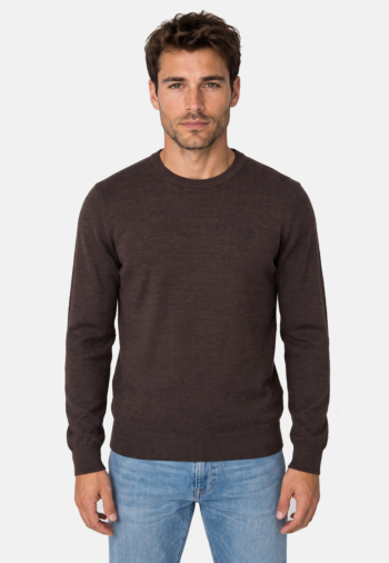 Pull hiver timberland williams river cotton crew neck c361 mole heather