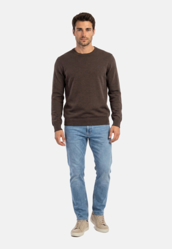 Pull hiver timberland williams river cotton crew neck c361 mole heather