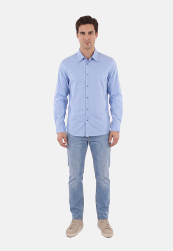 Chemise armani exchange xm003384 f9104 lt blue/armani excha