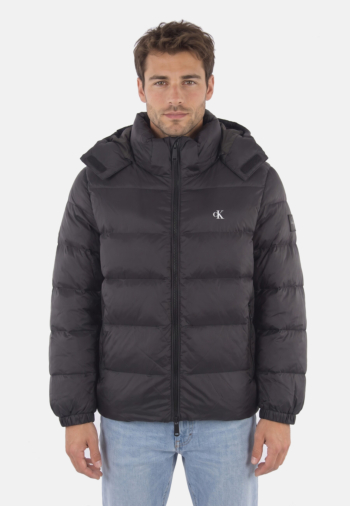 Doudounes calvin klein jeans ls nylon zip off hoo ub1 black