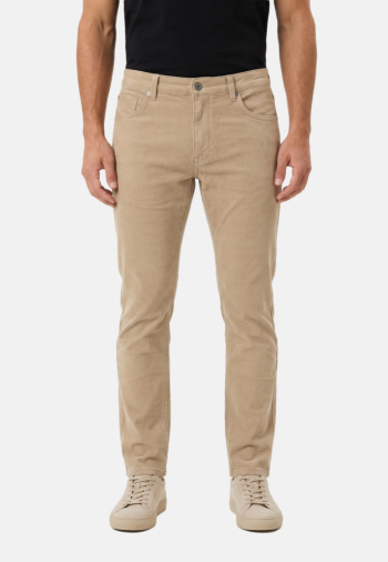 Pantalons Benson & Cherry classic pantalon jean straight beige