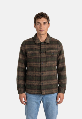 Chemise anerkjendt akoscar heavy twill 4084 forest night