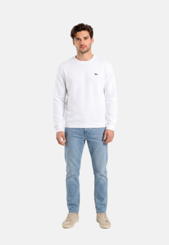 Sweat lacoste sh9364 001 blanc
