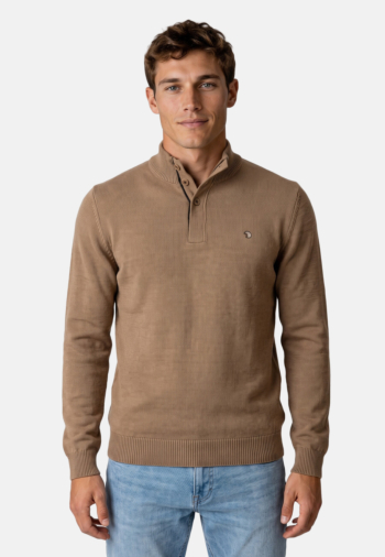 Pull hiver Benson & Cherry fidan beige