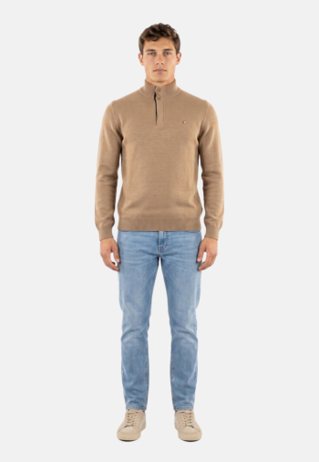 Pull hiver Benson & Cherry fidan beige
