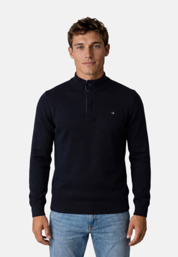 Pull hiver Benson & Cherry fidan marine
