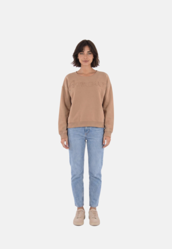 Sweat Le Temps Des Cerises lacet 8015 camel