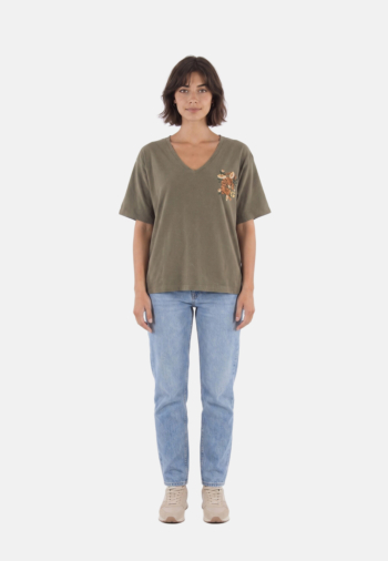 Tee shirt Le Temps Des Cerises arlo 9676 moss