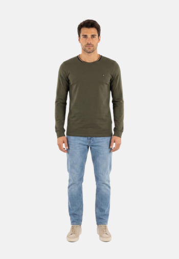 Tee shirt manches longues Benson & Cherry tutinlong kaki