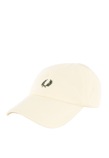 Casquettes fred perry pique classic v11 ecru/nghtgreen