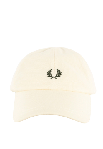 Casquettes fred perry pique classic v11 ecru/nghtgreen