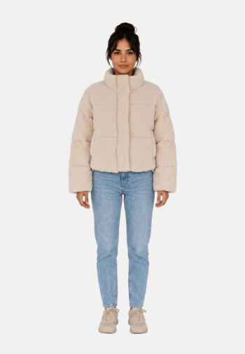 Blousons et vestes levi's® brynn crop puffer 0000 novelty white swan p