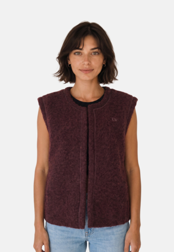 Gilets sans manche Le Temps Des Cerises badis 4017 burgundy