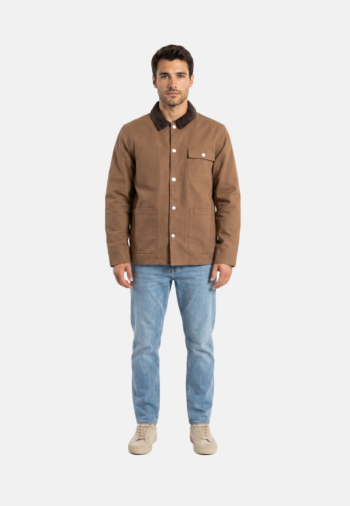 Blousons et vestes anerkjendt akbastian canvas washed 5581 ermine