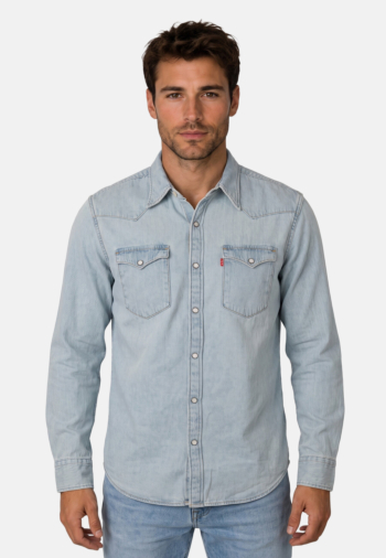 Chemise jeans levi's® barstow western 0118 solucell worn-i