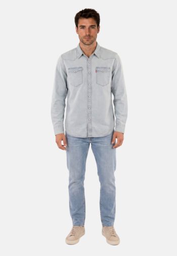 Chemise jeans levi's® barstow western 0118 solucell worn-i