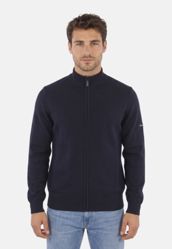 Gilets cardigans saint james colorado ii 5j navy/gris
