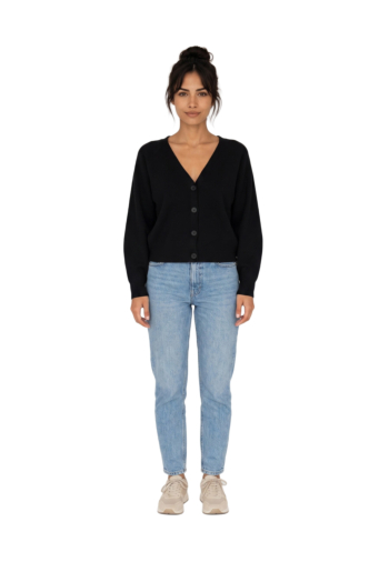 Gilets cardigans only siteri black dtm horn button