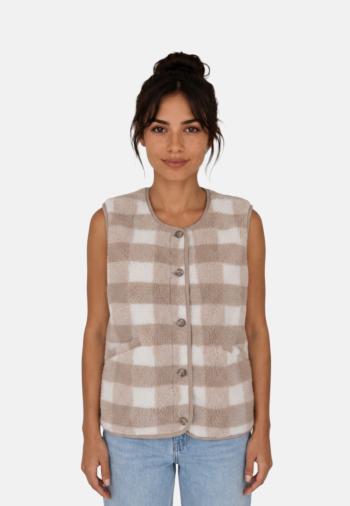 Gilets cardigans only baby life teddy pumice stone brown