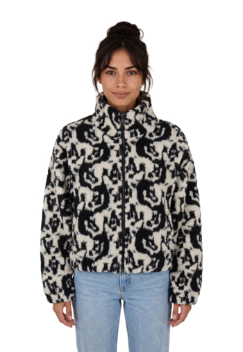 Blousons et vestes only thea teddy aop black cloud dancer aztec