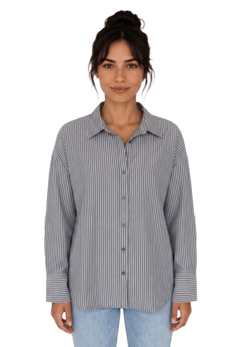 Chemisier only oregon lyrina naval academy bright white w. small lurex