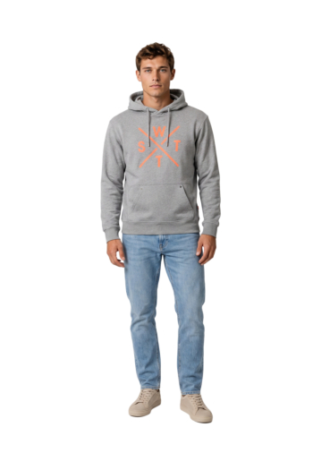 Sweat watts 1spray ch703 medium misty grey/orange