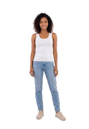 Debardeurs Jack And Jones frida stretch fit bright white