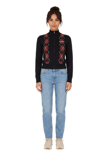 Gilets cardigans guess jeans mn argyle jblk