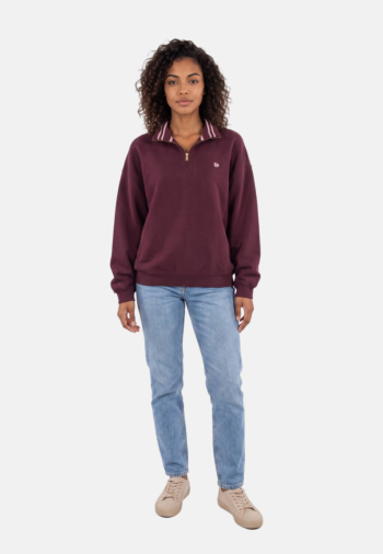 Sweat superdry monogram 1kd port red