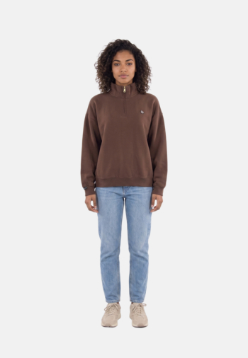 Sweat superdry monogram 8tp chestnut brown