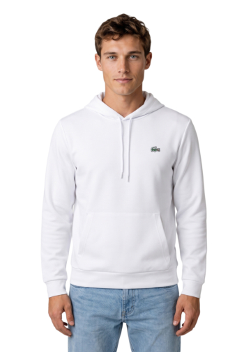 Sweat lacoste sh9373 001 blanc
