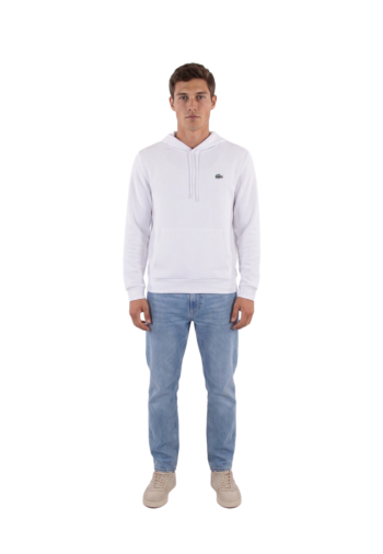 Sweat lacoste sh9373 001 blanc