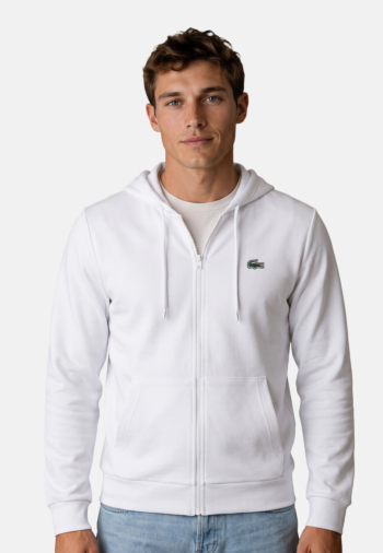Sweat lacoste sh9389 001 blanc