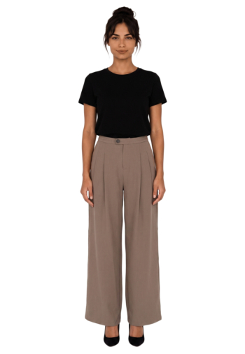 Pantalons only svea walnut melange
