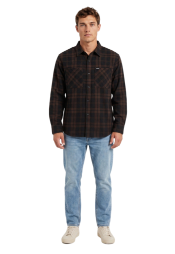 Chemise volcom hunkstone cacao