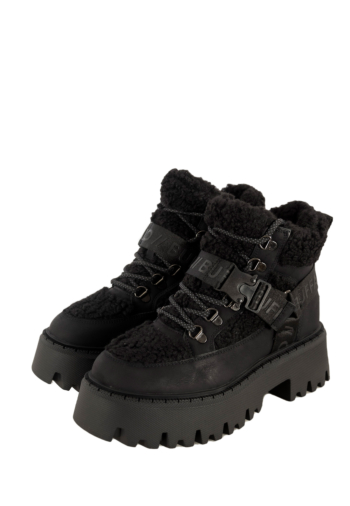 Bottines buffalo aspen com mid warm black