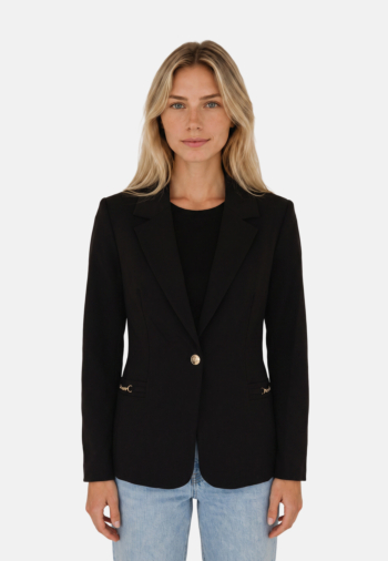 Blousons et vestes guess jeans wanda single breast chain jblk